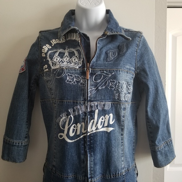 Pepe Jeans London patchwork denim coveralls - Picture 2 of 6